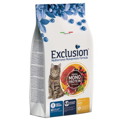 Exclusion Monoprotein Sığırlı ve Narlı Düşük Tahıllı Yetişkin Kedi Maması 1.5KG