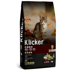 Klicker Glutensiz Tahılsız Tavuk Etli Yavru Kedi Maması 1KG