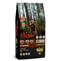 Klicker HypoAllergenic Glutensiz Tahılsız Somonlu Küçük Irk Yetişkin Köpek Maması 1KG