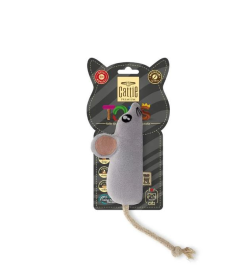 Cattie Matatabi İçerikli Kedi Oyuncağı Peluş Fare 11 Cm