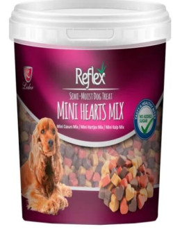 Reflex Semi-Moist Karışık Renkli Mini Kalpli Yarı Yumuşak Köpek Ödülü 500 gr