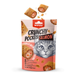 Wanpy Crunch Somonlu ve Havyarlı Kıtır Kedi Ödülü 60 gr