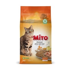 Mito Tavuklu Yetişkin Kedi Maması 1 kg
