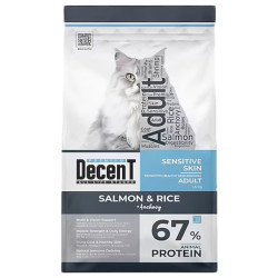 Decent SENSITIVE SKIN Somonlu Yetişkin Kedi Maması 1,5KG
