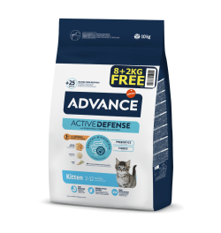 Advance Kitten Tavuklu Yavru Kedi Maması 8+2 Kg