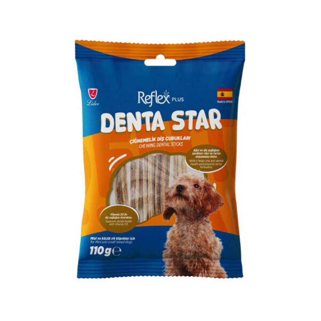 Reflex Plus Denta Star Diş Sağlığı Destekleyici Küçük Irk Köpek Ödül Maması 180gr