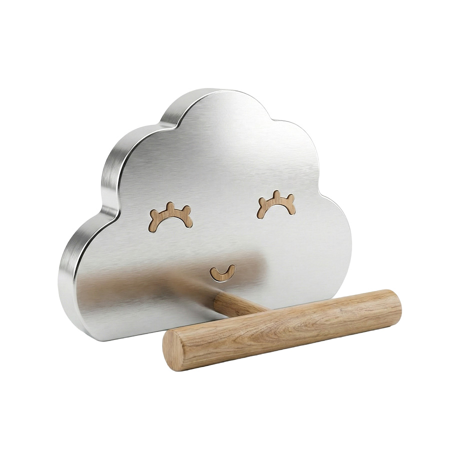 Teng Bulut Figürlü Aynalı Kuş Tüneği 13 cm