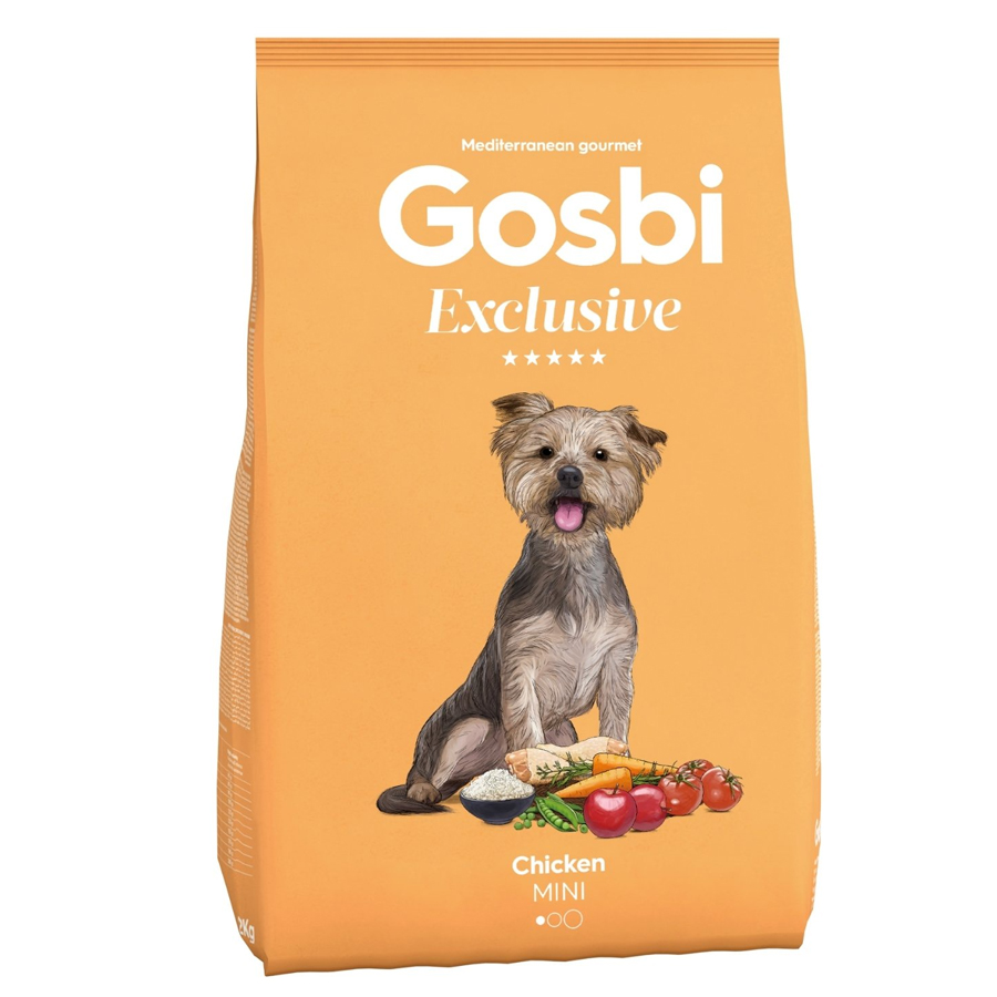 Gosbi Exclusive Düşük Tahıllı Tavuklu Küçük Irk Yetişkin Köpek Maması 2KG