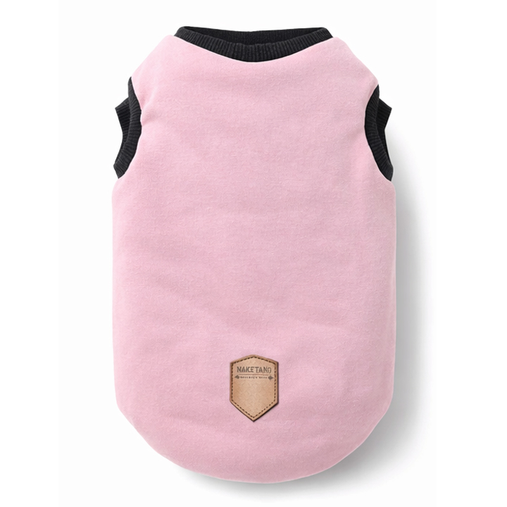 Teng Köpek Kıyafeti Kolsuz Şeker Pembe [XLarge]