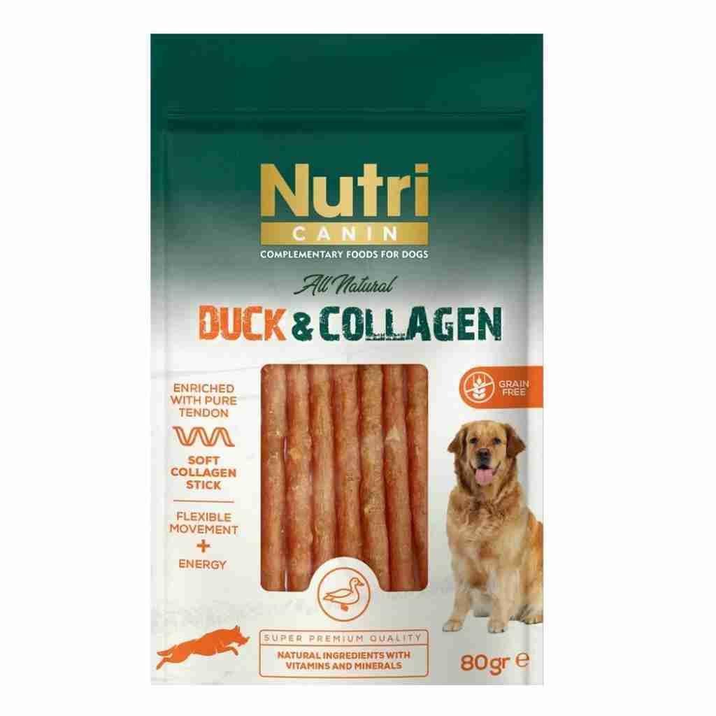 Nutri Canin Ördekli ve Kolajenli Tahılsız Et Ödülü 80 Gr