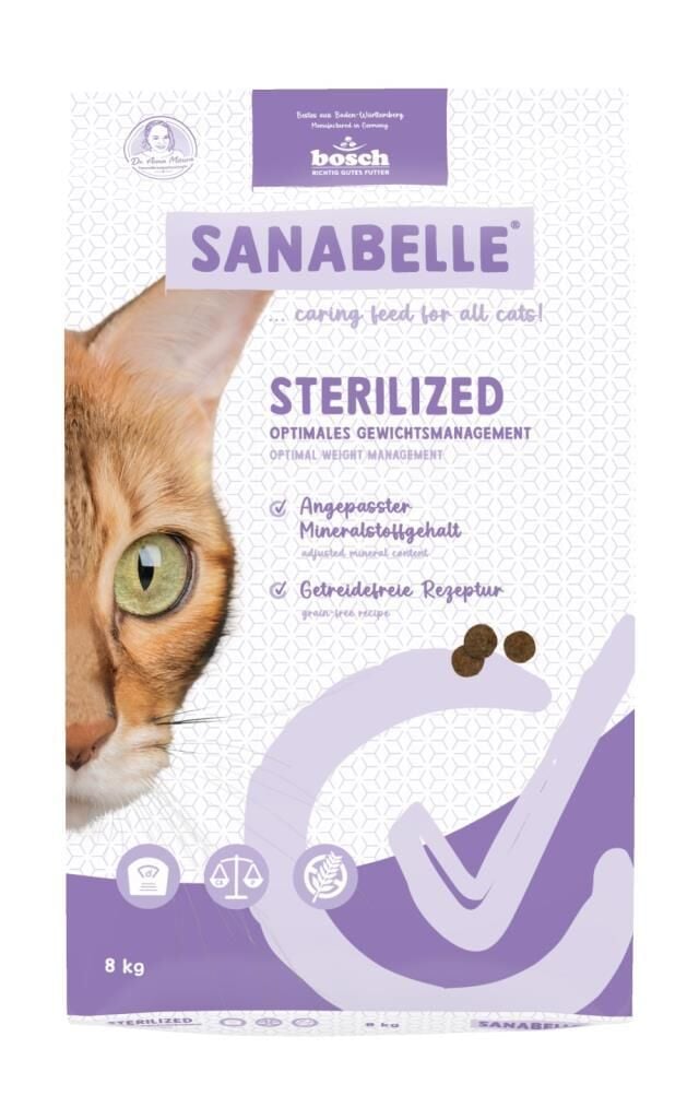 Sanabelle Sterilised Kısırlaştırılmış Kedi Maması 8 Kg