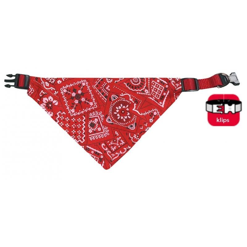 Karlie Bandanalı Tasma 25-40cm Kırmızı