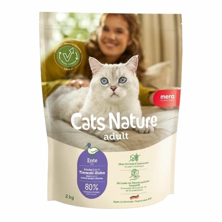 Mera Cats Nature Ördekli Yetişkin Kedi Maması 2 kg