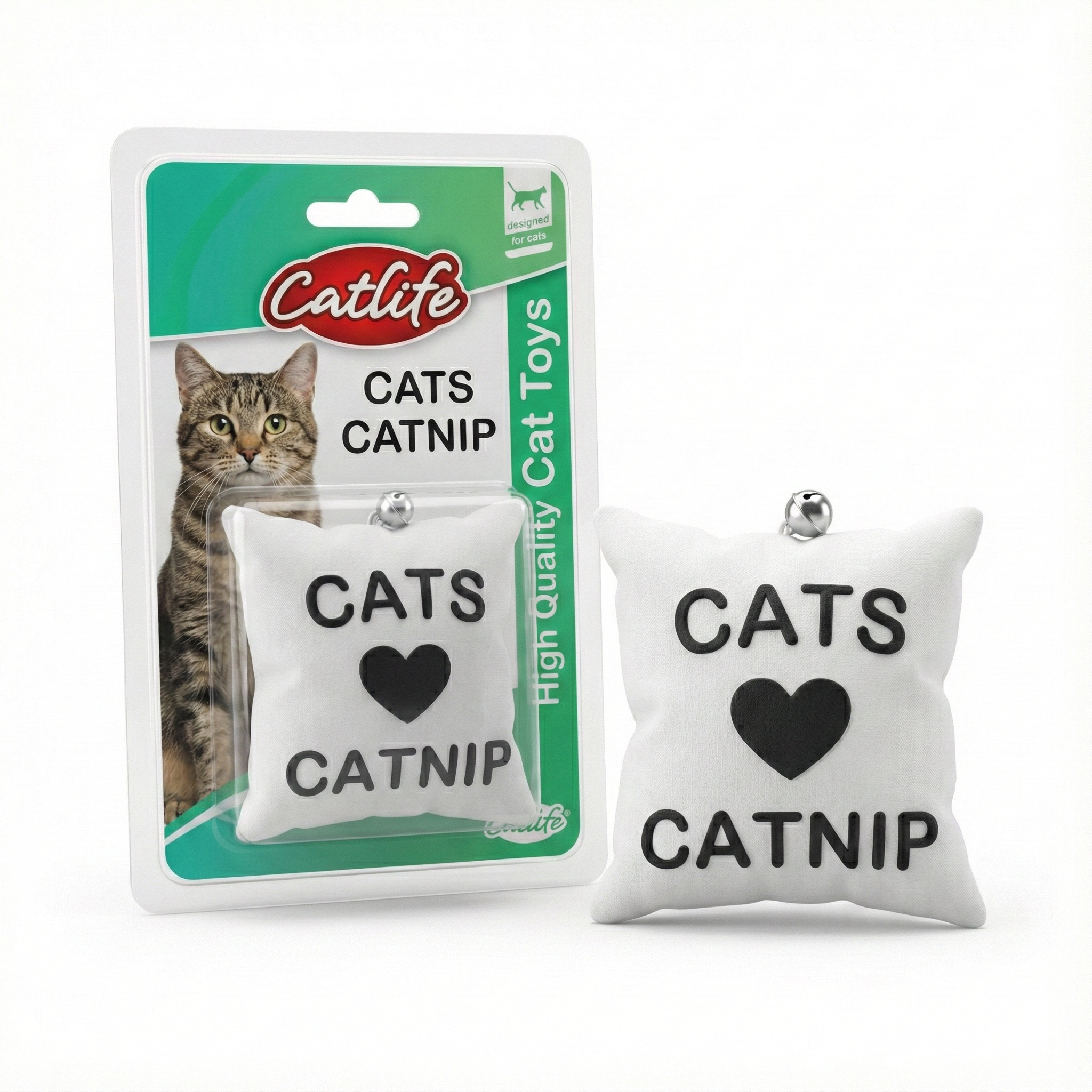 Catlife Zilli Catnipli Yastık Kedi Oyuncağı