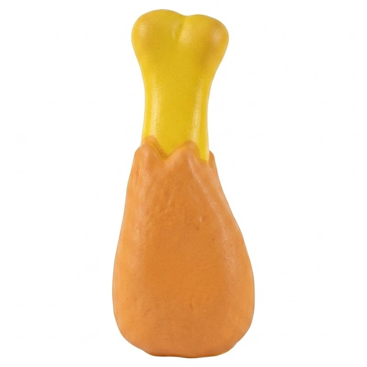 MerkoPets Sesli Vinil Tavuk Budu Şeklinde Köpek Oyuncağı 12cm (40gr)