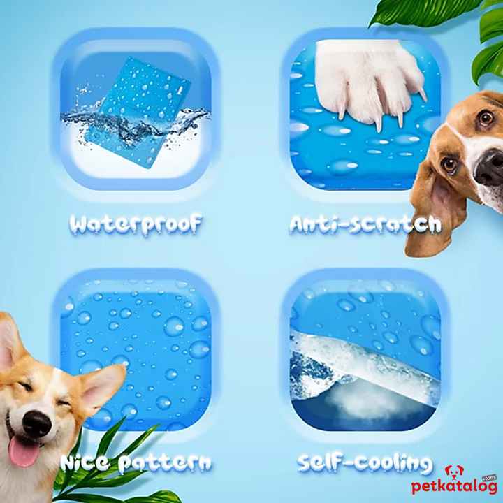 Pet Cool Mat Kedi Köpek Serinletici Yatak (50x65 cm)