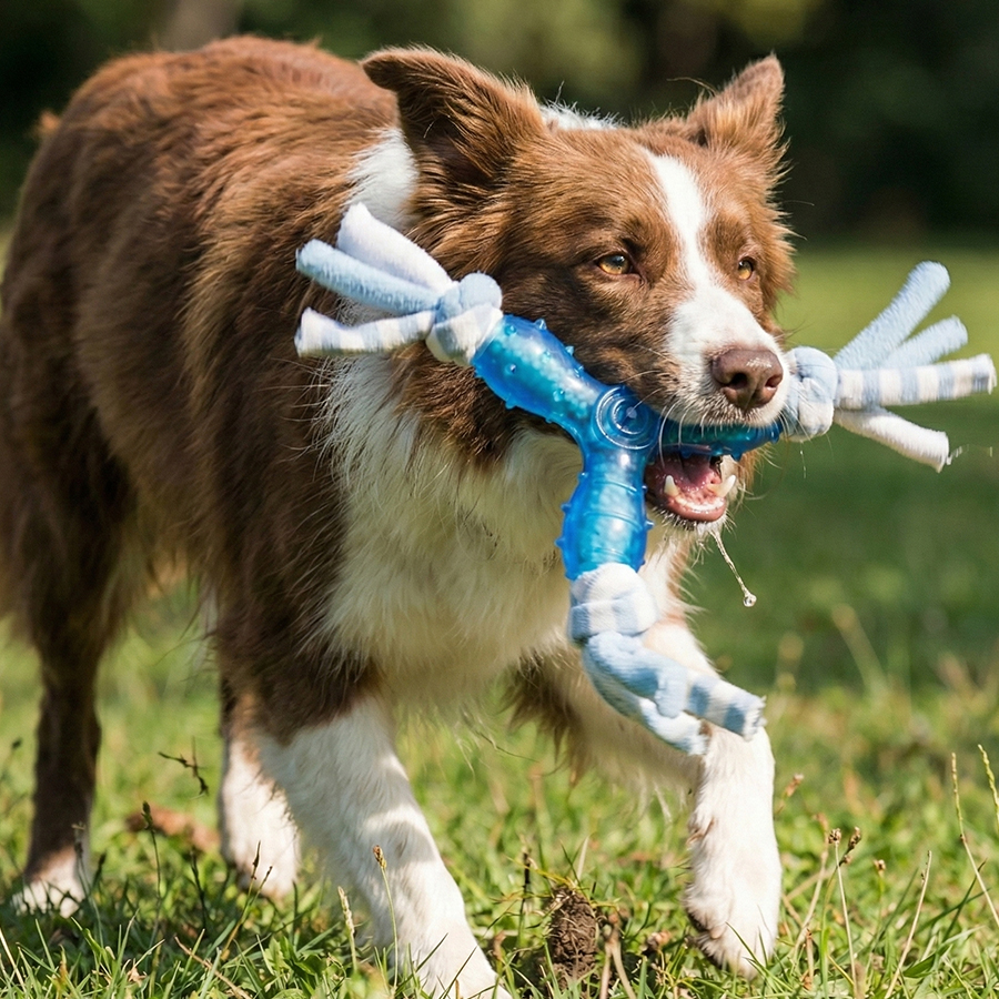 Pawise Diş Değişimine Yardımcı Diş Bakım Köpek Oyuncağı 24cm (Karışık Renkli)