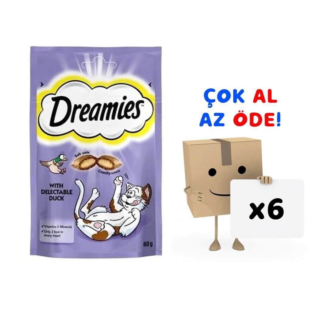 Dreamies Ördekli Kedi Ödülü 60 Gr 6'lı Paket