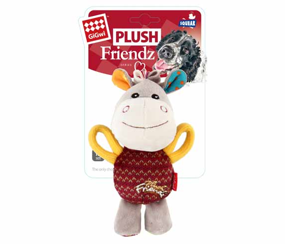 GigWi Plush Friendz Sesli Eşek Peluş Köpek Oyuncağı