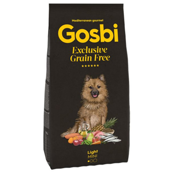 Gosbi Exclusive Tahılsız Somonlu ve Hindili Küçük Irk Light Köpek Maması 7KG