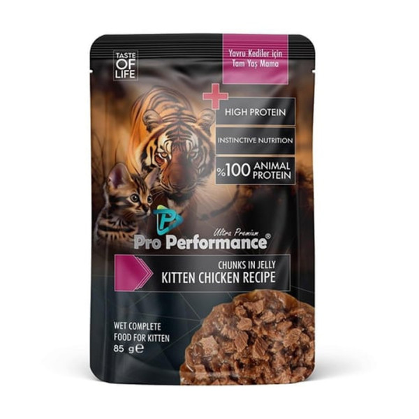Pro Performance Kitten Tavuklu ve Yumurtalı Yavru Kedi Yaş Maması 85 Gr