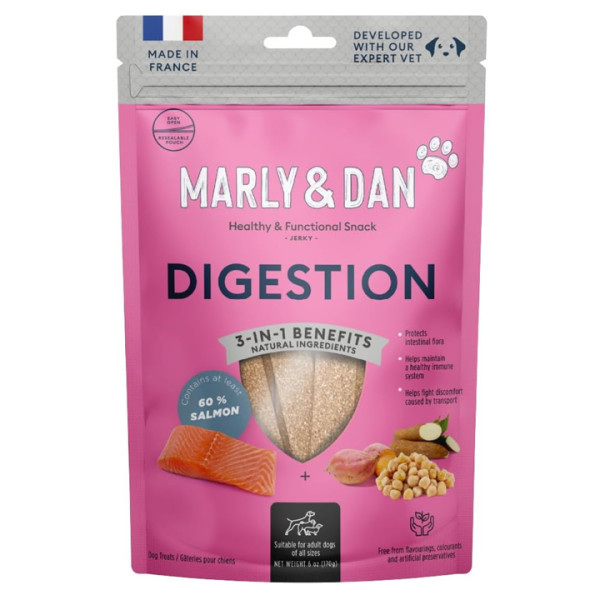 Marly & Dan Jerky Digestion - Kolay Sindirilebilir Köpek Ödülü - 80gr