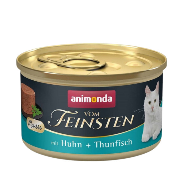 Animonda Vom Feinsten Tavuklu ve Ton Balıklı Yetişkin Kedi Konservesi 85gr