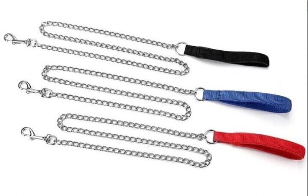 Nunbell Yumuşak Tutmalı Zincir Köpek Gezdirme Tasması 3,5 Mm - 120 Cm