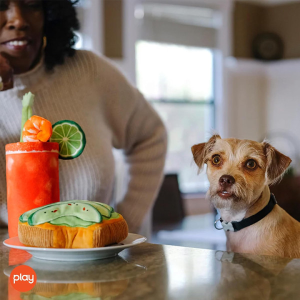Play Pet Brunch - Avokado tost (Mini) Peluş Köpek Oyuncağı