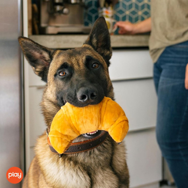 Play Pet Brunch - Kruvasan Peluş Köpek Oyuncağı