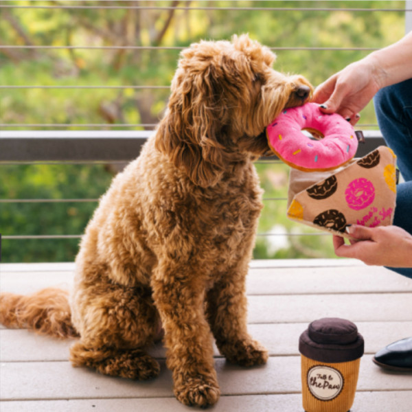 Play Pet Köpek cafe - Donut (Mini) Peluş Köpek Oyuncağı
