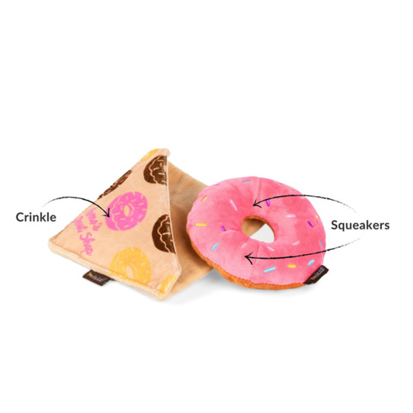 Play Pet Köpek cafe - Donut (Mini) Peluş Köpek Oyuncağı