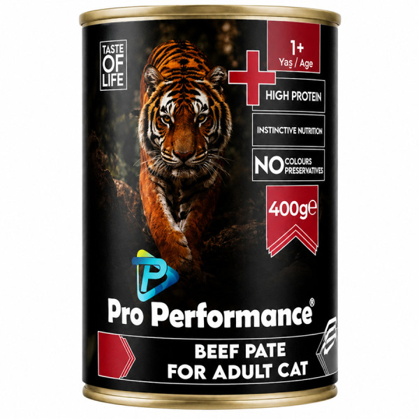 Pro Performance Pate Biftekli Ezme Yetişkin Kedi Konservesi 400gr