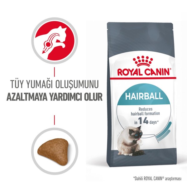 Royal Canin Hairball Care 2 Kg Tüy Yumağı Kontrolü Yetişkin Kedi Maması