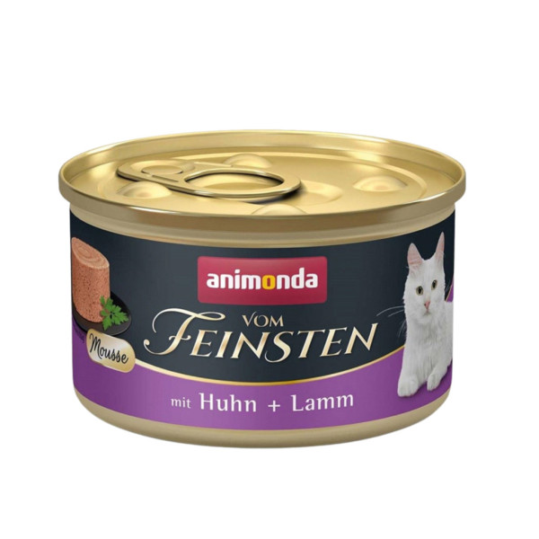 Animonda Vom Feinsten Tavuklu ve Kuzulu Yetişkin Kedi Konservesi 85gr