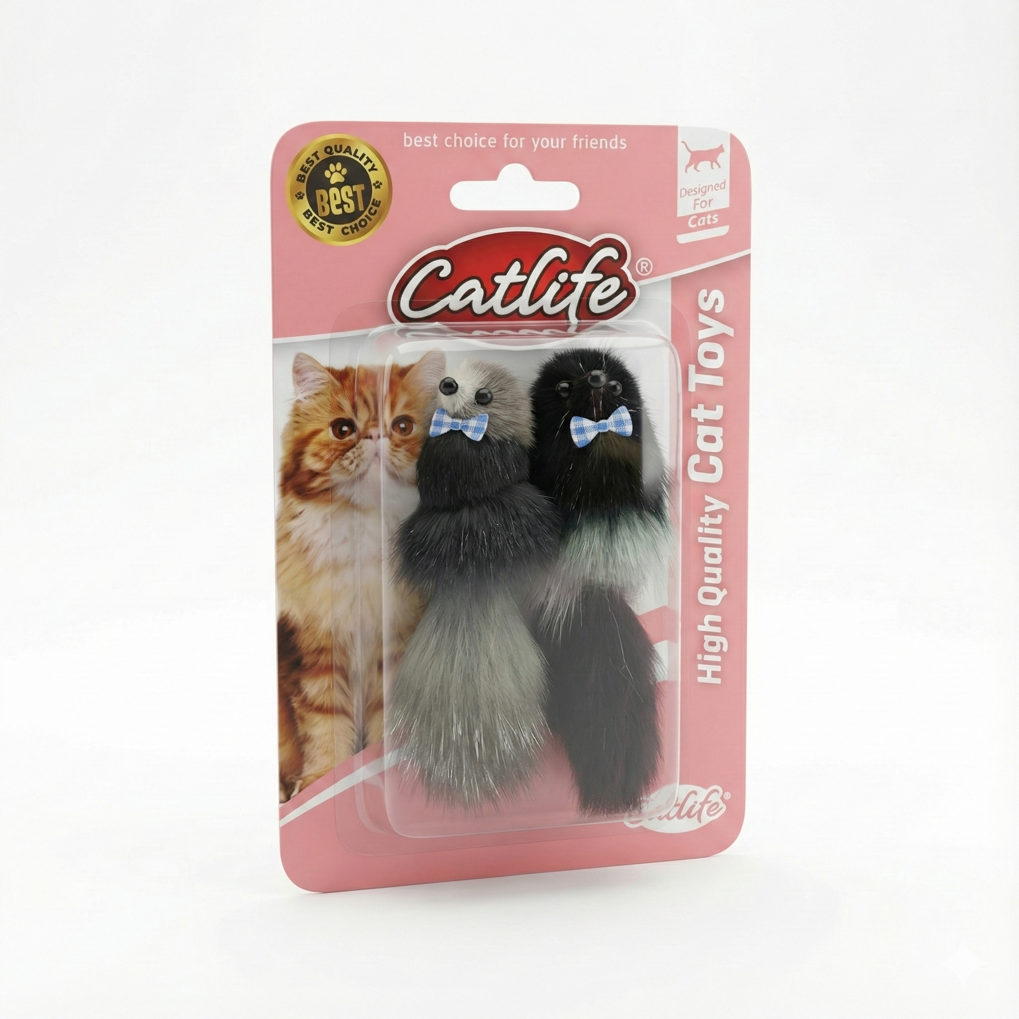 Catlife Sevimli اسباب بازی گربه دو موش