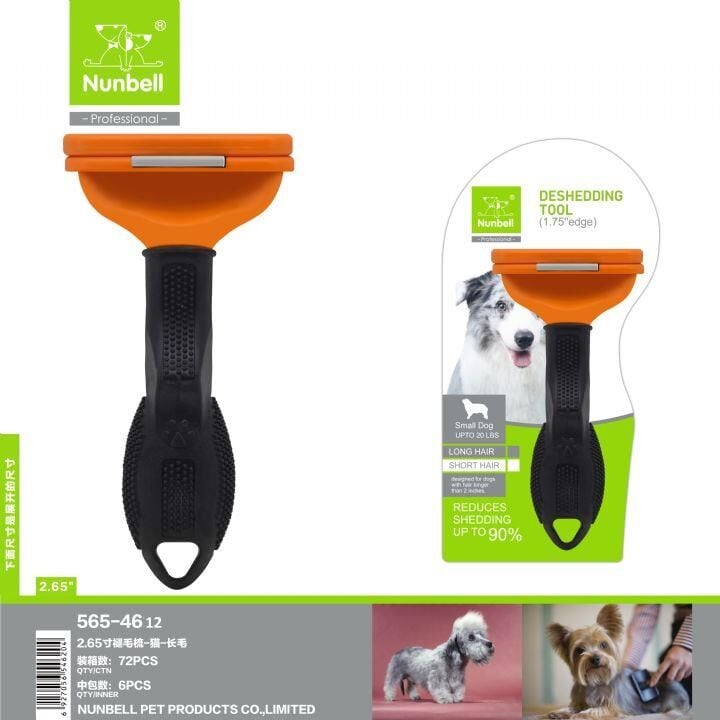 Nunbell Furminatör Köpek Fırçası Küçük Irk L