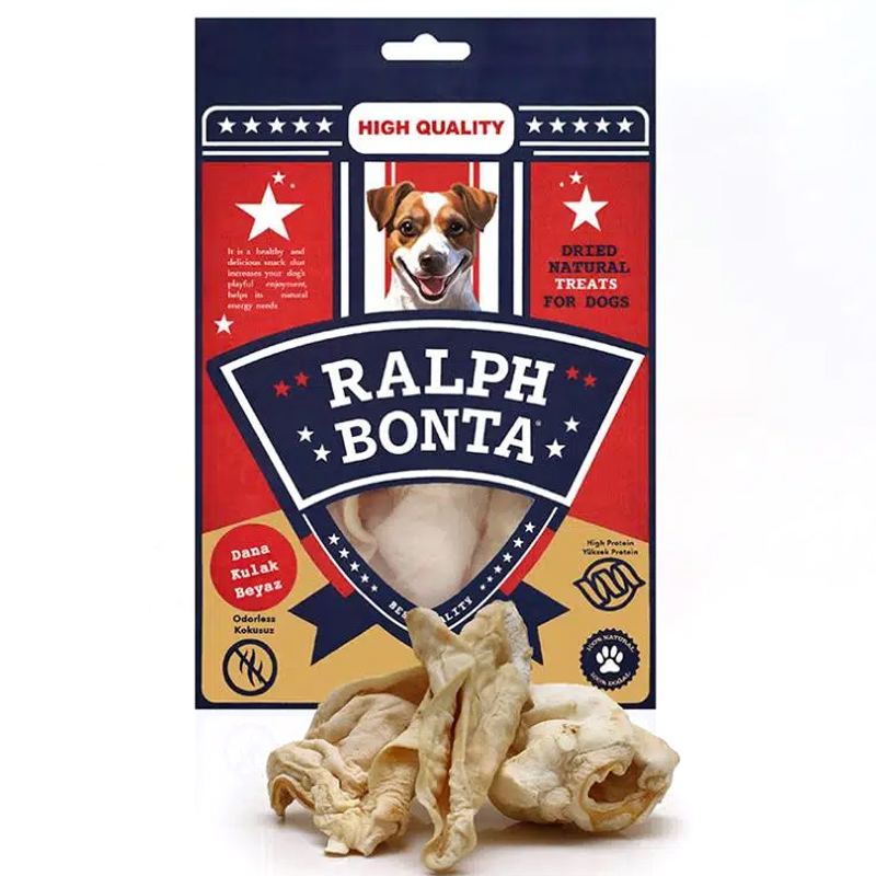Ralph Bonta Kurutulmuş Dana Kulak Beyaz 100 Gr