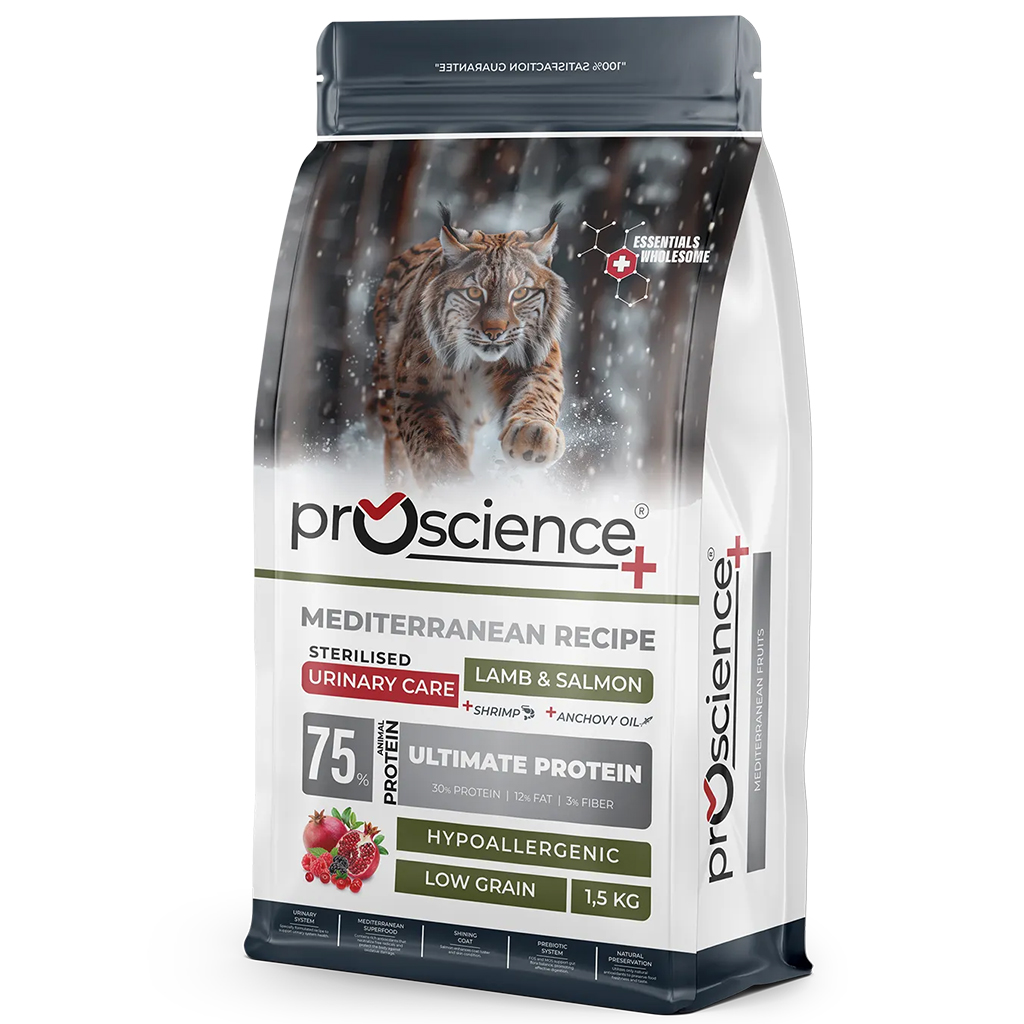 Pro Science Kuzu Etli ve Somonlu Düşük Tahıllı Kısırlaştırılmış 1,5 Kg Kedi Maması
