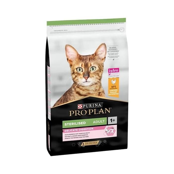 Proplan Delicate غذای گربه عقیم‌شده با مرغ 10 کیلوگرم