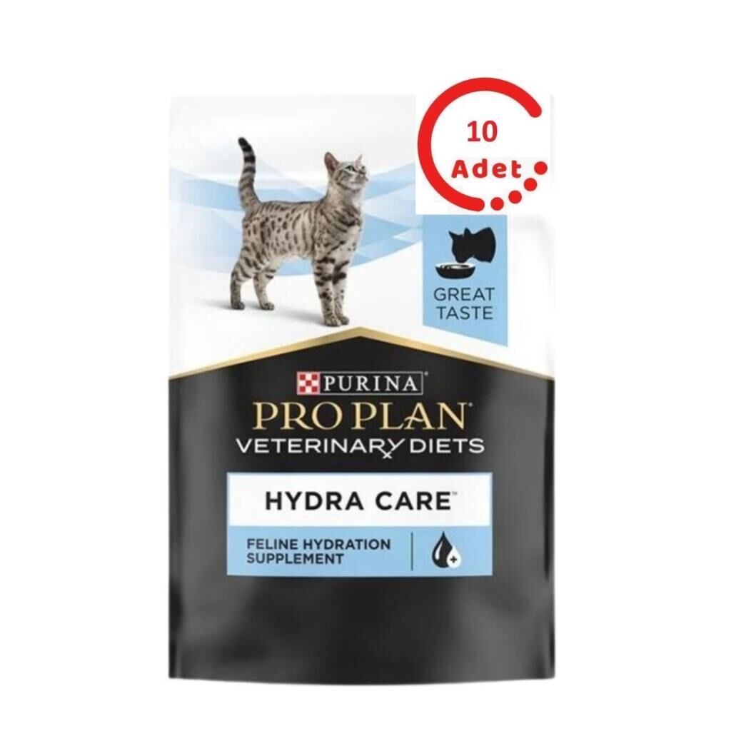 Proplan Hydra Care Hidrasyon Takviyesi Yetişkin Kediler İçin Tamamlayıcı Mama 85gr 10'lu Paket
