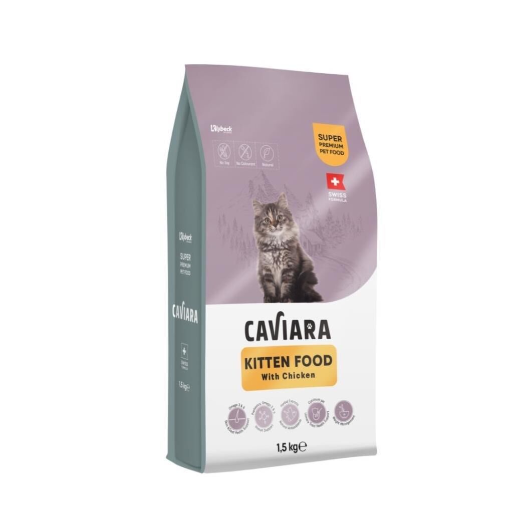 Caviara Tavuklu Yavru Kedi Maması 1.5 Kg