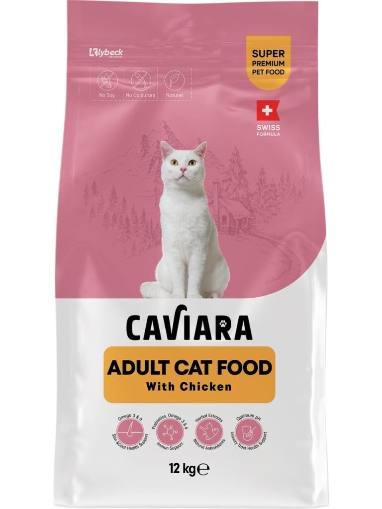 Caviara Tavuklu Yetişkin Kedi Maması 12 Kg