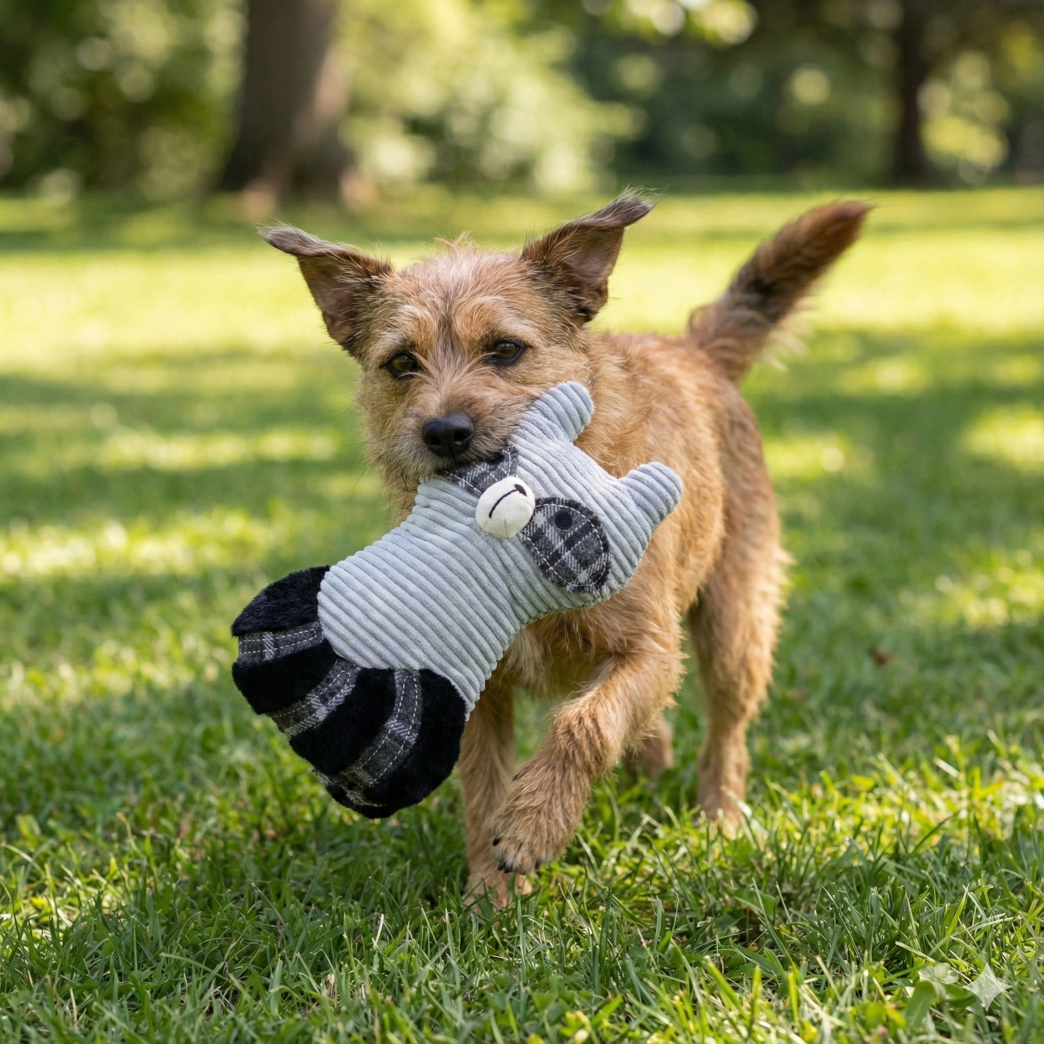 Karlie Peluş Rakun Köpek Oyuncağı 25,5cm