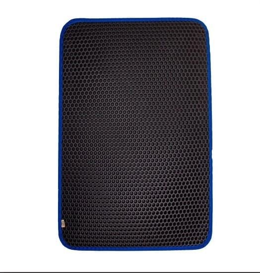 Cattie Altıgen Model Kum Toplayıcı Fonksiyonel Kedi Paspası Mavi 50X75Cm