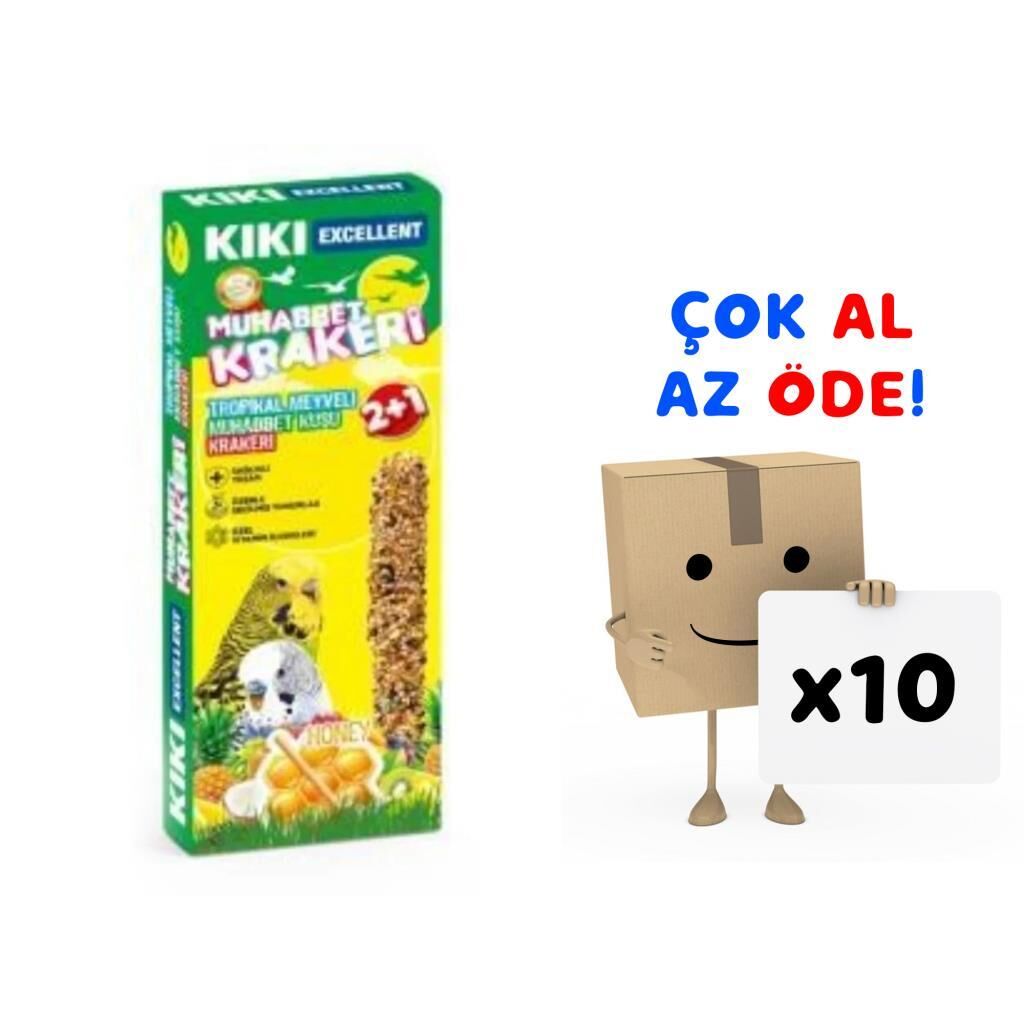 Kiki Excellent Meyveli Kraker 3 Adet ( Muhabbet ) 10'lu Paket