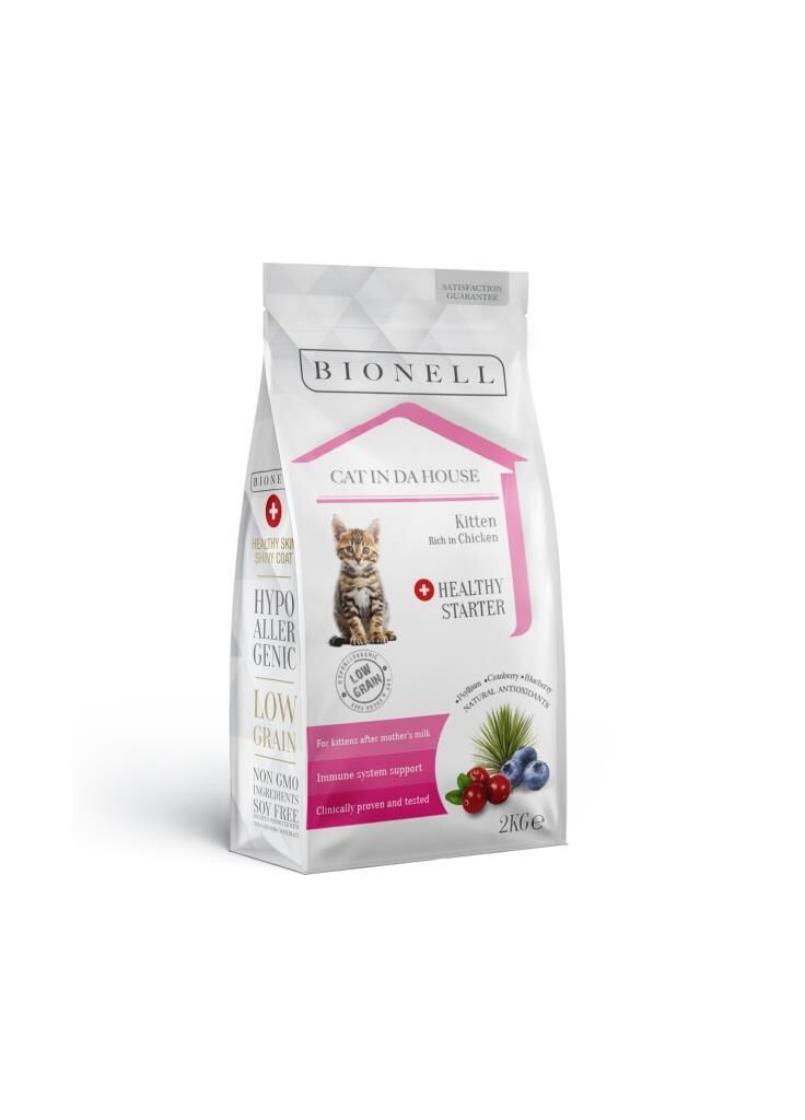Bionell Kitten Tavuklu Yavru Kedi maması 2 Kg