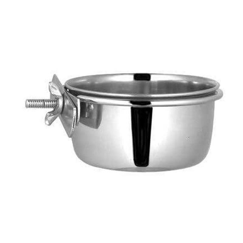 Vidalı Askılı 30 Oz Metal Yem Kabı 14.5