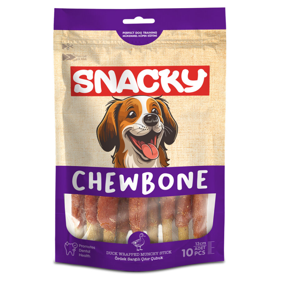 Snacky Ördek Sargılı Köpek Ödülü 10'lu