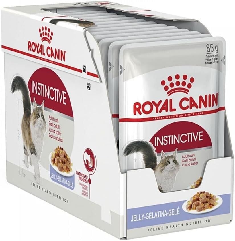 Royal Canin İnstinctive Jelly Yetişkin Konserve Kedi Maması 85 Gr 12'li Paket